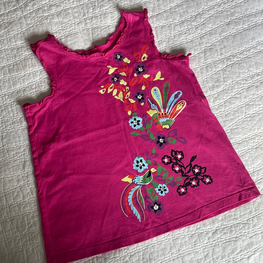 Pink Ruffle Tank 💕